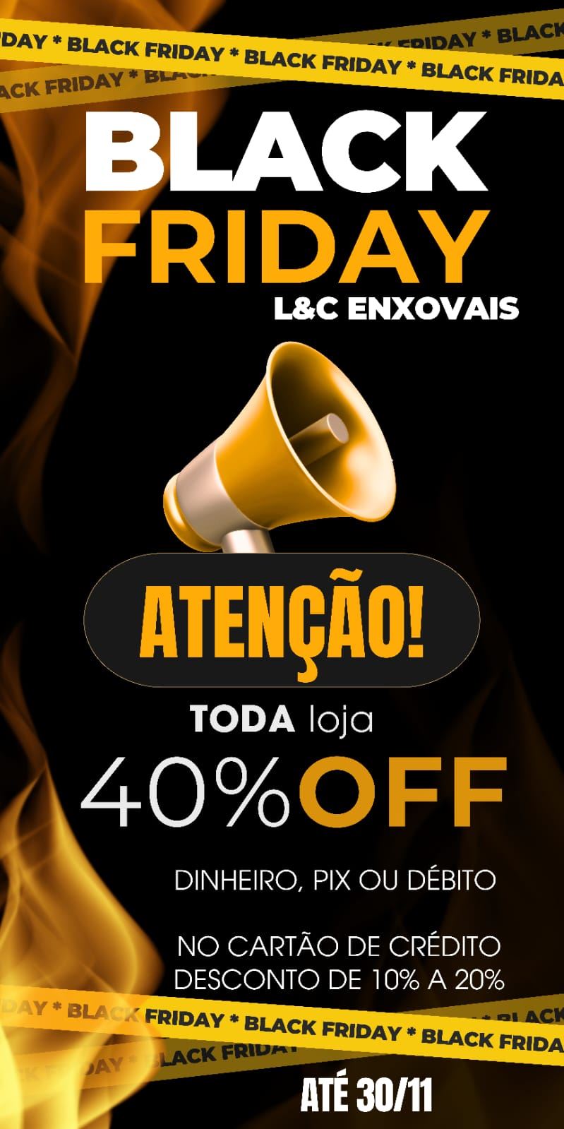 Aproveite a nossa Black Friday
