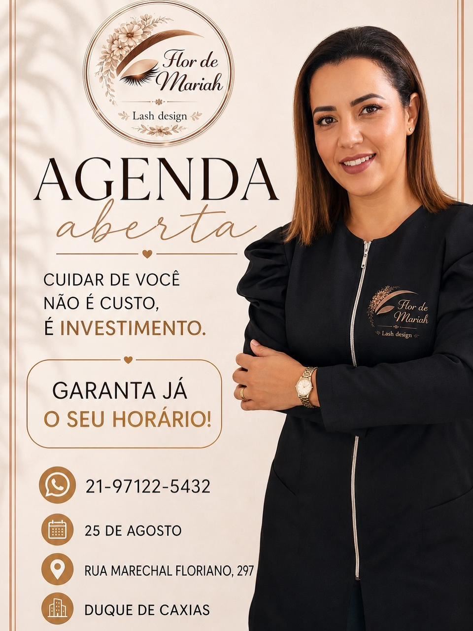 Flor de Mariah - Lash e Sobrancelha