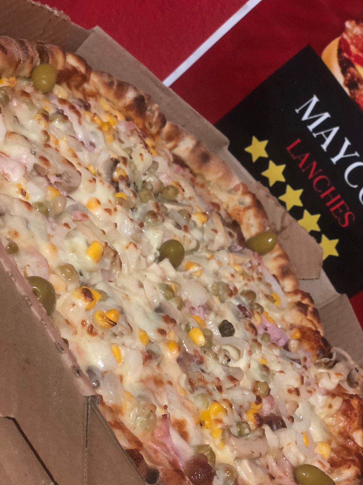 Novidade! Agora temos pizza