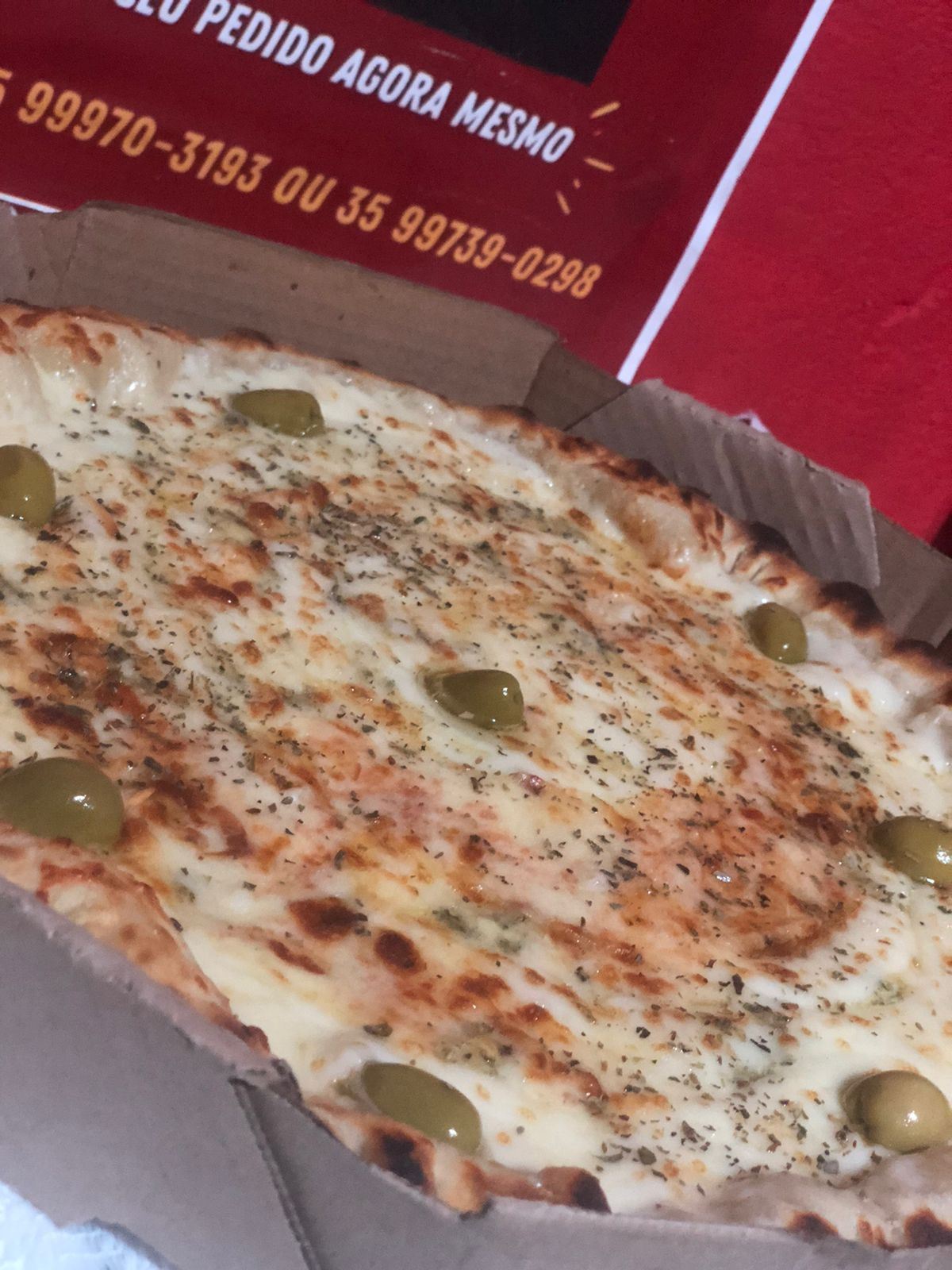 Novidade! Agora temos pizza