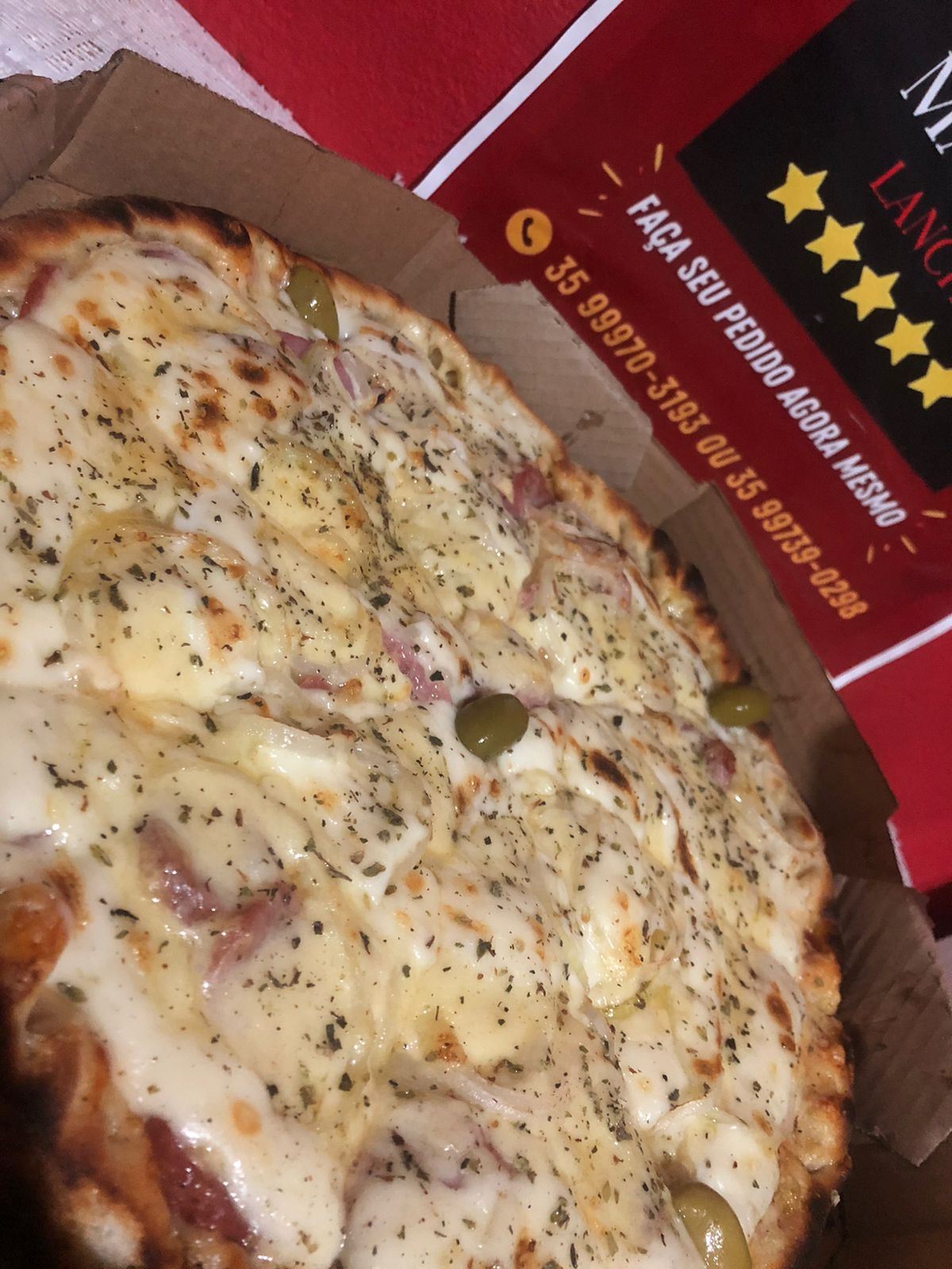 Novidade! Agora temos pizza
