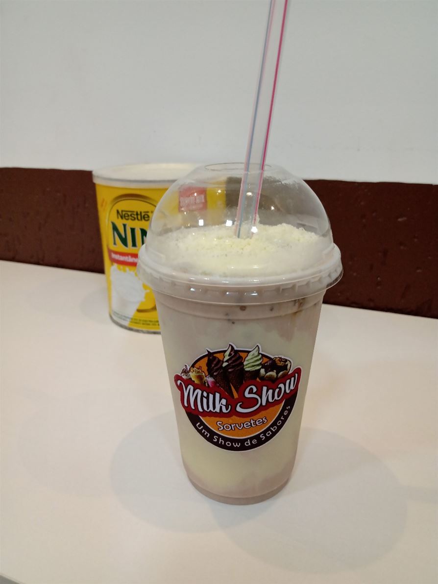 Delicioso milk shake de leite ninho 😋