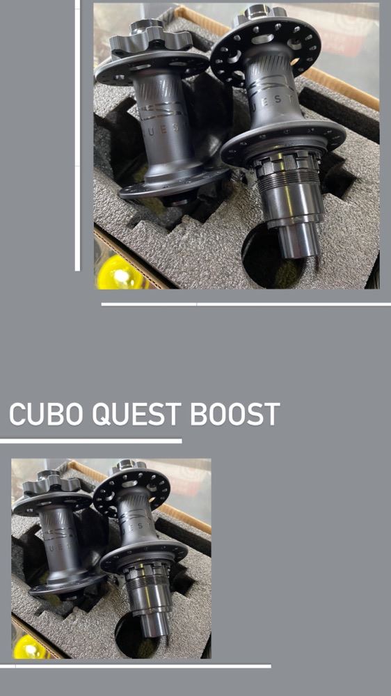 Cubo par QUEST BOOST 32 furos 
