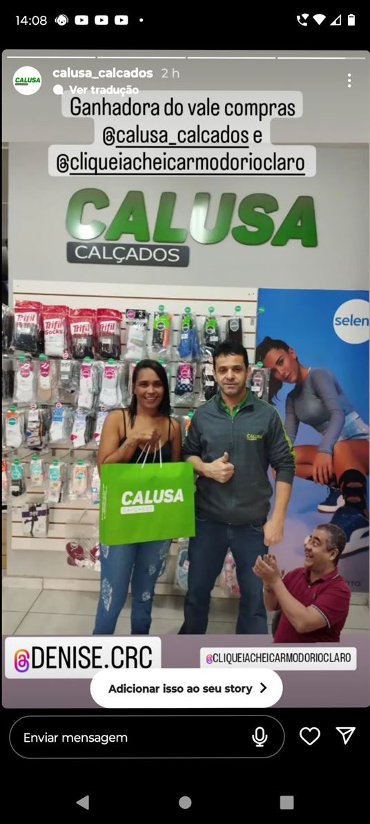 Obrigada fiquei muito feliz com o sorteio 