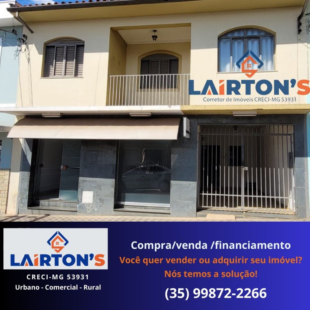No imóvel de Baixo: 
Imóvel comercial com 2 salas, banheiro, cozinha, garagem e área de serviço em um terreno de 142,00 m², com área construída de 122,20 m². Ideal para negócios, oferece espaço e comodidade em uma localização privilegiada.

No imóvel de cima:
Encantadora casa de 3 dormitórios, incluindo 1 suíte, banheiro social, sala de estar, copa, cozinha, dispensa e área de serviço. Com uma área construída de 117,80 m² e uma varanda espaçosa, totalizando 240,00 m² de conforto e qualidade de vida.

Valor: R$800.000

Metragem 142m²

Localização: Centro