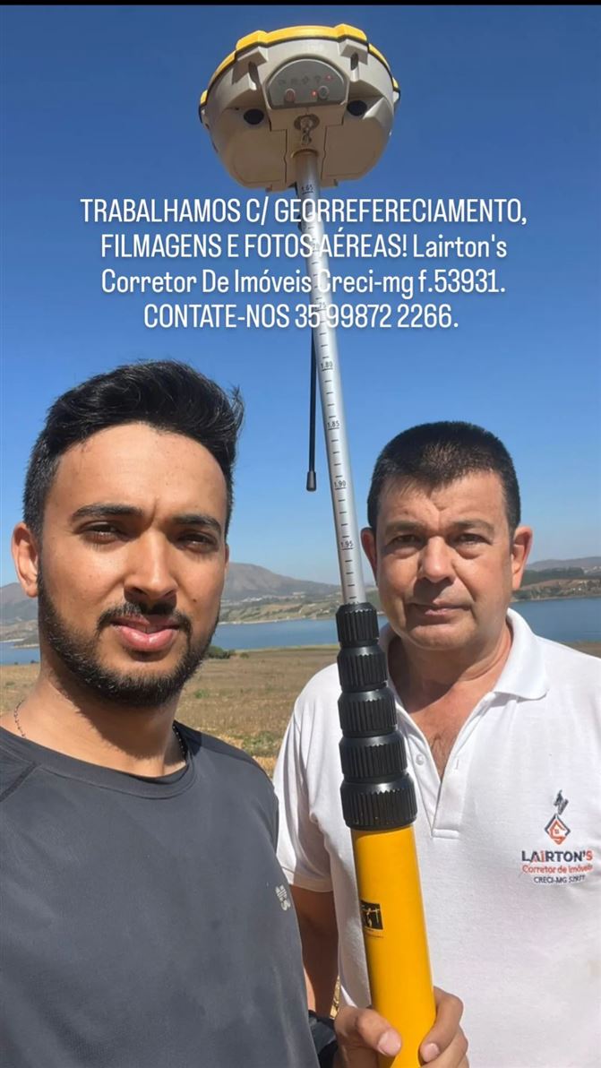 Lairton's Corretor De Imóveis Creci-mg f.53931. CONTATE-NOS 35 99872 2266. 

TRABALHAMOS C/ FOTOS AÉREAS E FILMAGENS .

☆☆☆ TOPOGRAFIA ☆☆☆