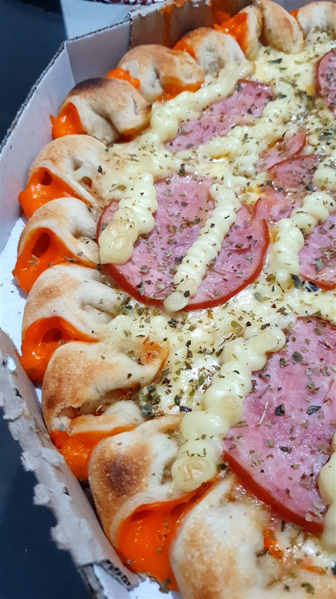 Borda de cheddar 😋