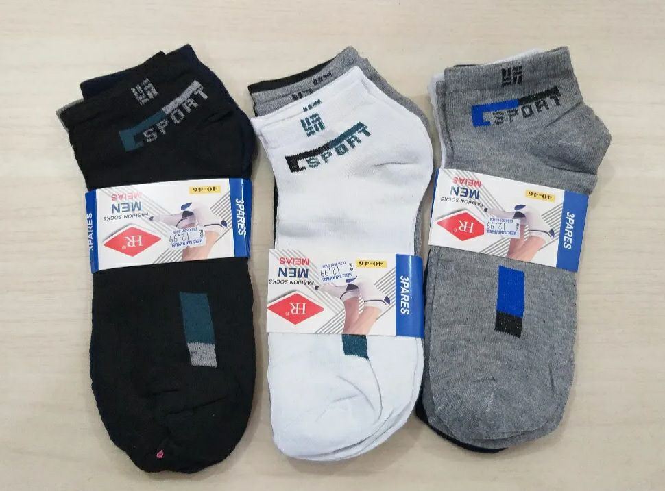 Meias soquete masculina 