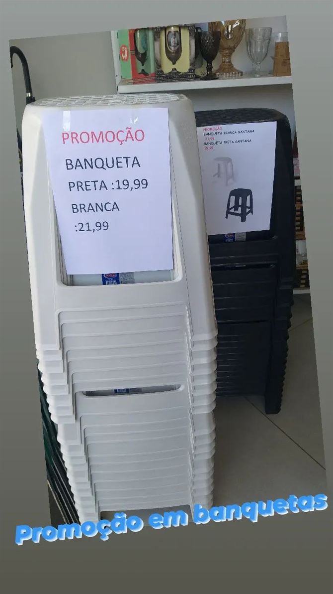 Promoção banquetas 