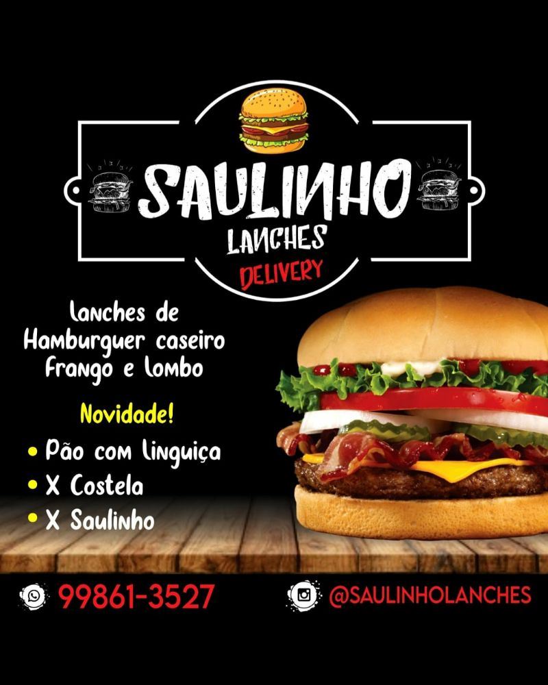 Saulinho Lanches - Hambúrguer Artesanal