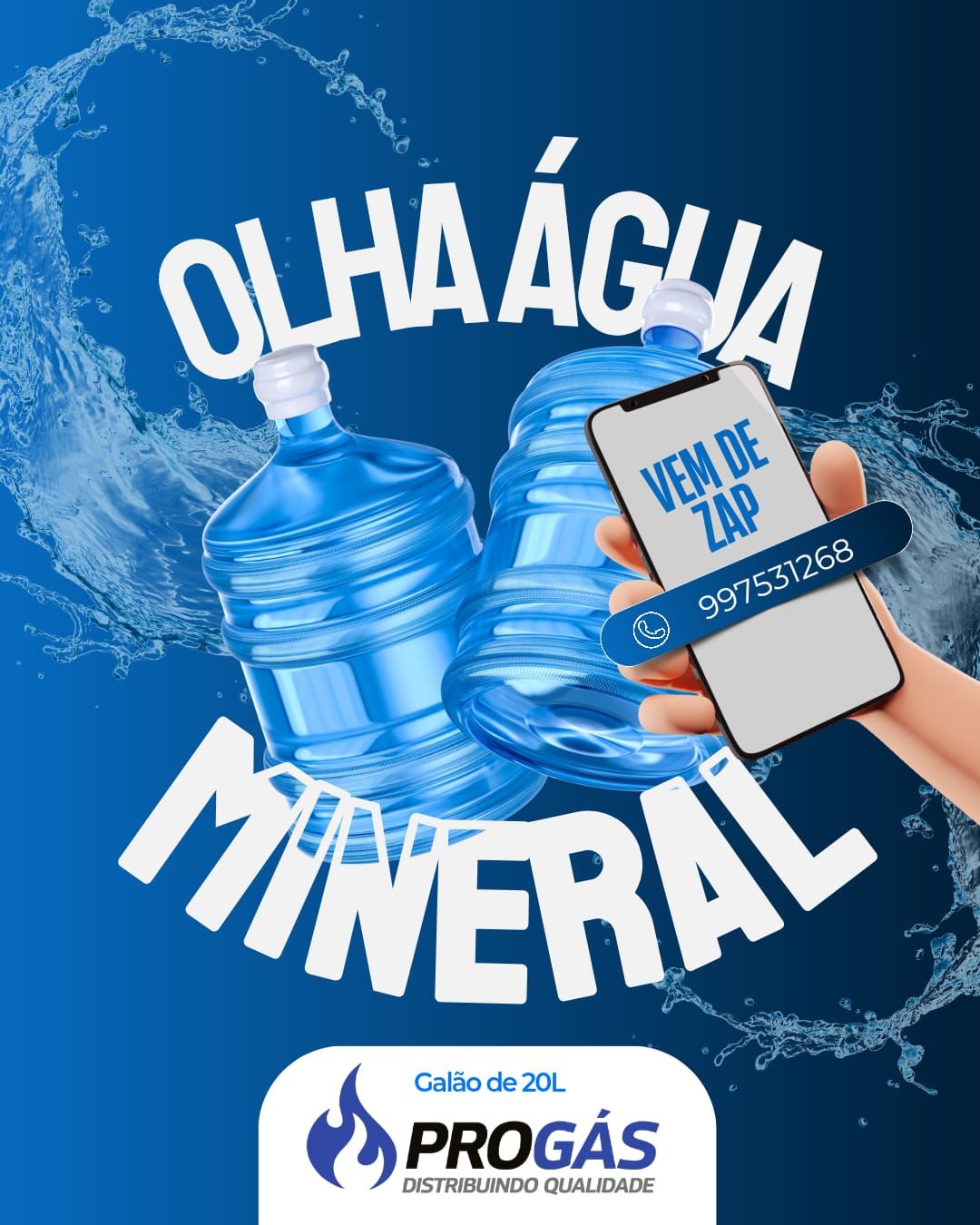 ProGás Ultragás - Disk Gás e Água Mineral