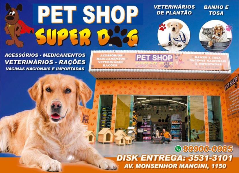 Pet Shop Super Pets Rações, Atendimento Veterinário, São Sebastião do